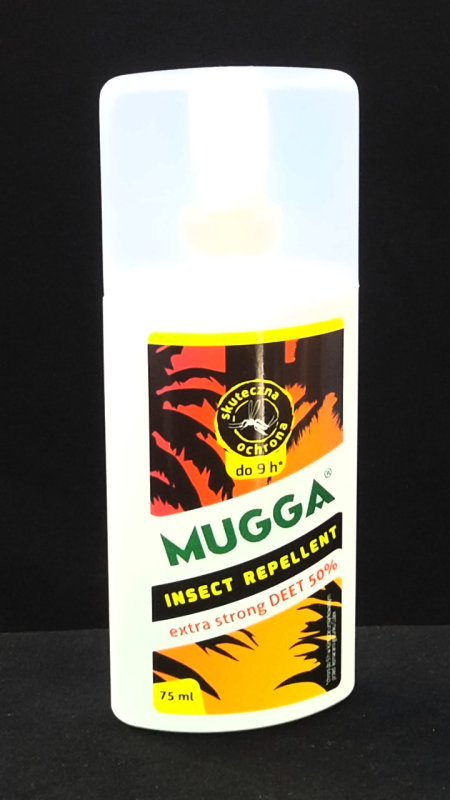 MUGGA Spray 50% DEET  75ml   ***extra strong***