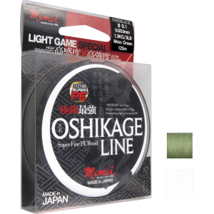 Plecionka Momoi Oshikage 125 m 0,074 mm/2,7kg/6LB zielona