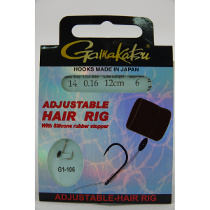 Hakczyk Gamakatsu BKS-Adjustable Hair Rig nr 14 0,16mm