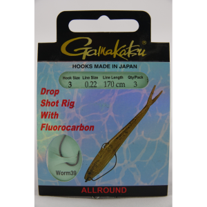 Haczyk Gamakatsu BKD-Drop Shot Rig W-EWG nr2 0,31mm 170cm 2szt