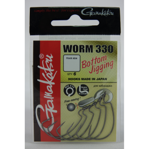 Haczyk Gamakatsu Worm 330 nr 3/0 5 szt