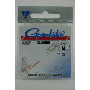 Haczyk Gamakatsu LS-1050N nr 14 Nickel 25 szt