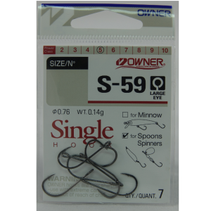Haczyki Owner 51580 S-59 roz. 6