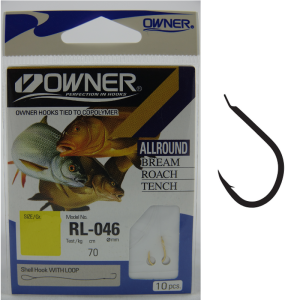 Haczyki Owner RL046 Iseama 8+przypon 0,18mm