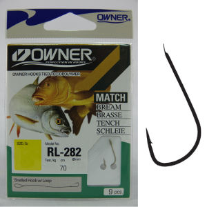 Haczyki Owner RL282 Sode 12+przypon 0,12mm