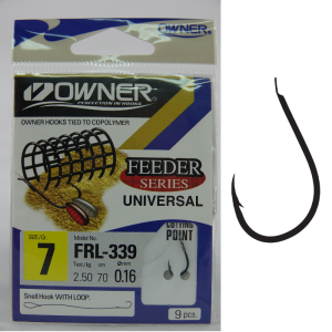 Haczyki Owner RL339 Chinu 6+przypon 0,18mm