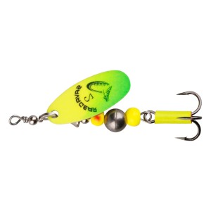 Savage Gear Błystka Caviar Spinner #2 6g Fluo Yellow / Chartreuse