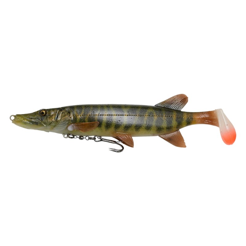Savage Gear  4D Pike Shad 20cm 65g Slow Sink Striped Pike