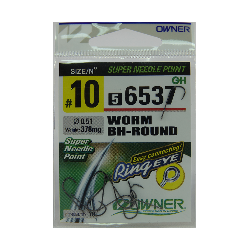 Haczyki Owner 56537 Worm BH-Round.png