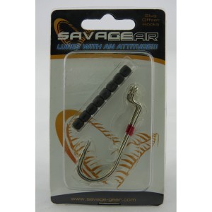 Savage Gear Slug Offset Hook M #3/0 Salt 5szt.