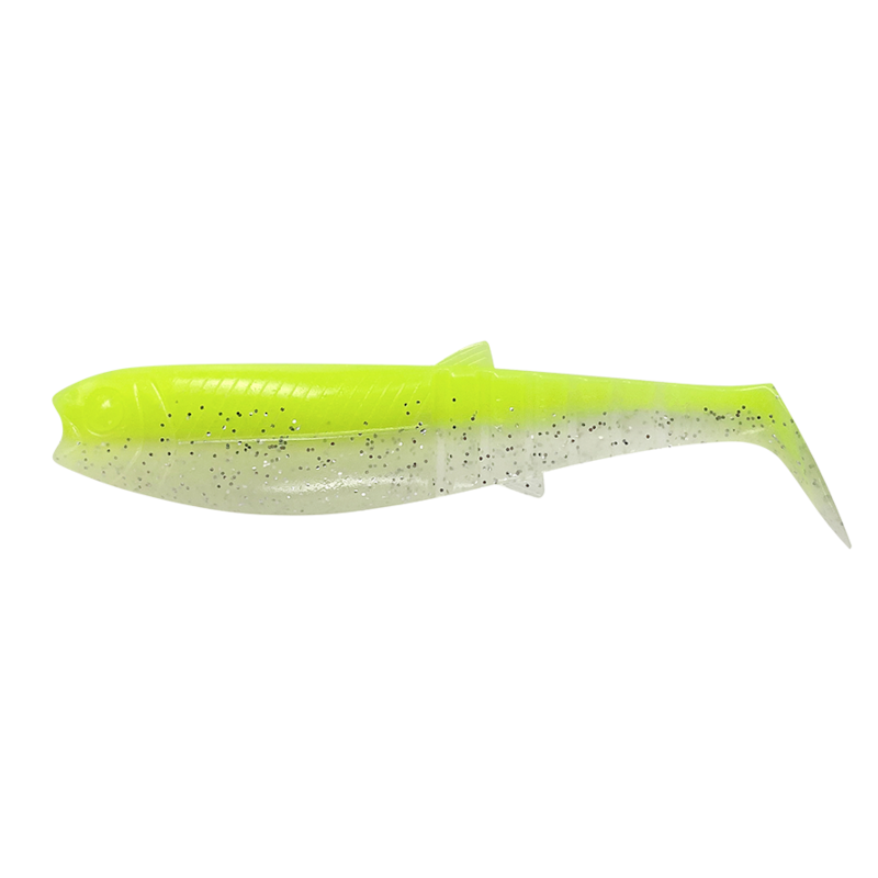 Guma Savage Gear Cannibal Shad 10cm 9g Flou Yellow Glow