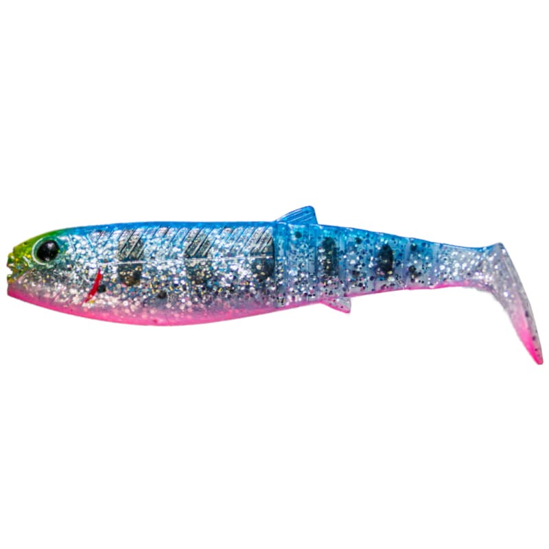 Guma Savage Gear Cannibal 8cm 5g Blue Pink Smolt UV