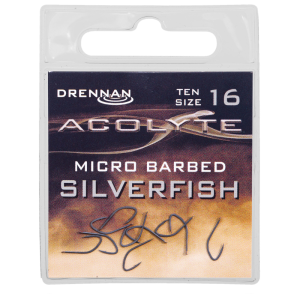 Drennan Haczyki Acolyte Silverfish Micro Barbed roz. 16