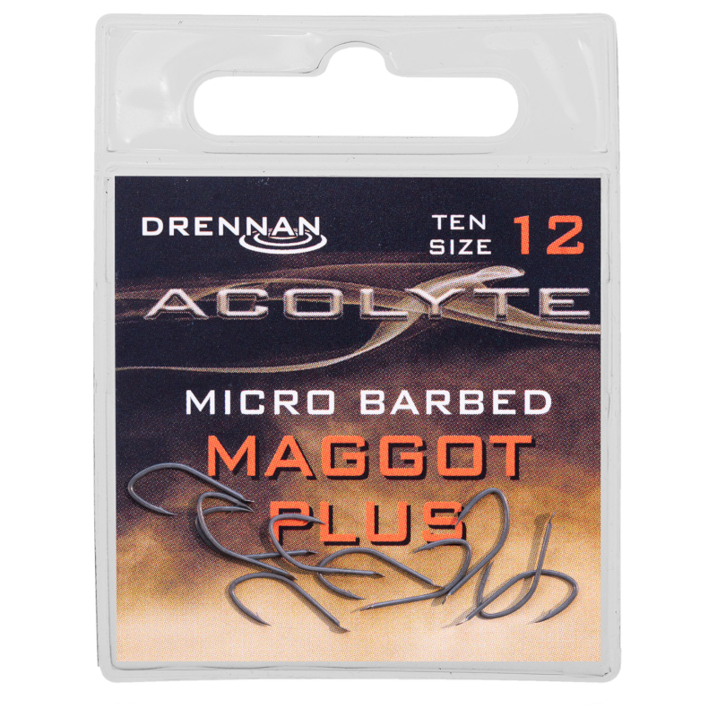 Drennan Haczyki Acolyte Maggot Plus Micro Barbed roz. 12