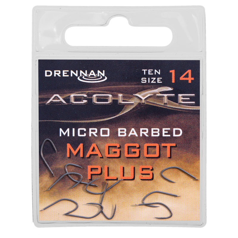 Drennan Haczyki Acolyte Maggot Plus Micro Barbed roz. 14