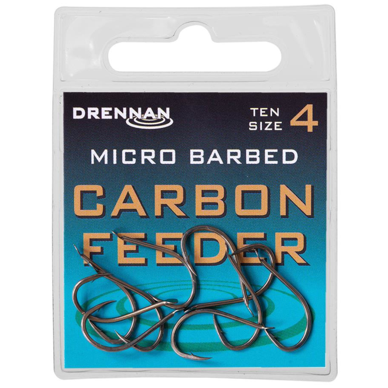 Haczyki Drennan Carbon Feeder roz. 4