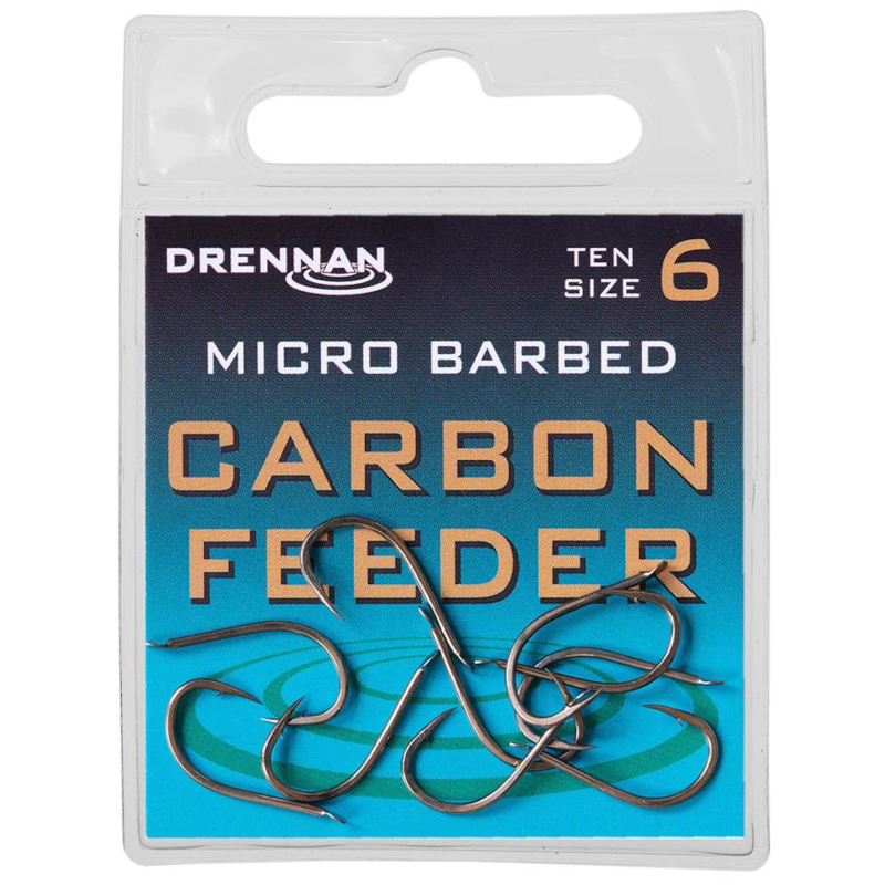 Haczyki Drennan Carbon Feeder roz. 6