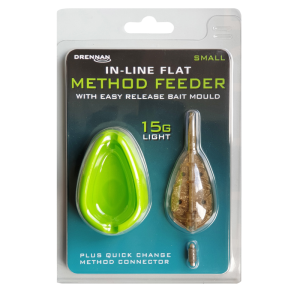 Zestaw Drennan In-Line Flat Method Feeder Small 15g