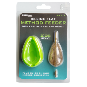 Zestaw Drennan In-Line Flat Method Feeder Small 25g