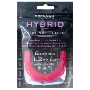 Drennan Amortyzator Hybrid Elastic 1,2mm Pink