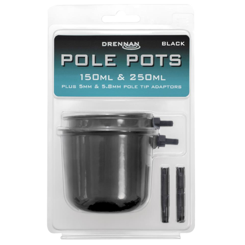 Kubki Zanętowe Drennan Pole Pots Czarne_01_SUM-Radzymin.png