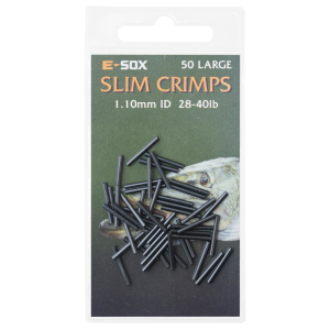 Tulejki zaciskowe Drennan E-SOX Slim Crimps Large 1,10mm