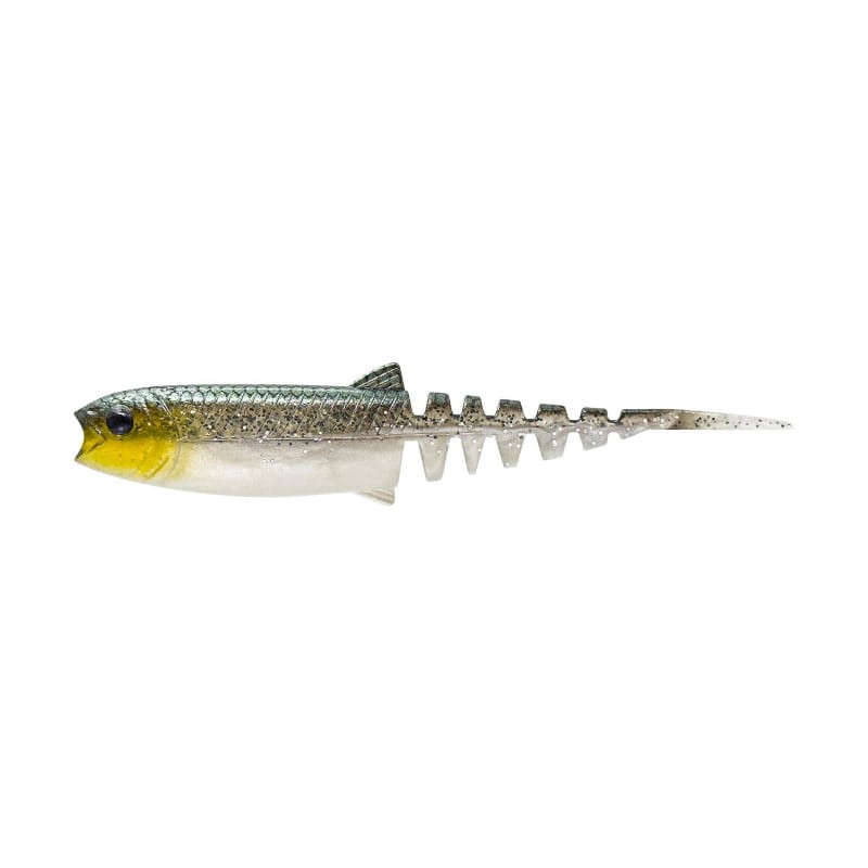 Guma Savage Gear Cannibal Minnow V-Tail 8cm Green Silver