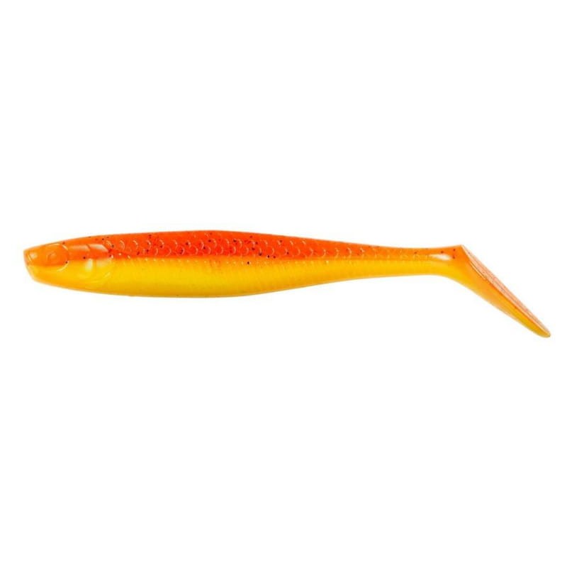 Guma Dam Slim Shad Paddletail 10cm UV Orange Yellow