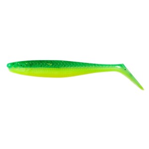 Guma Dam Slim Shad Paddletail 10cm UV Green Lime