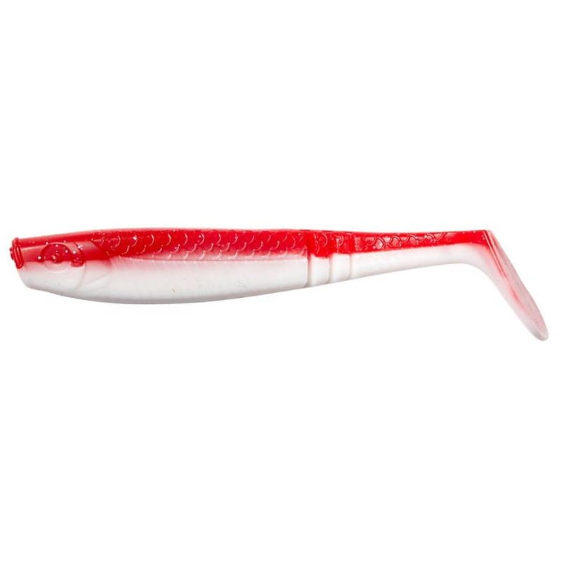 Guma Dam Shad Paddletail 10cm Red White