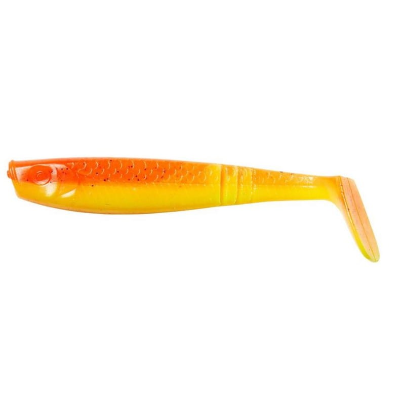 Guma Dam Shad Paddletail 10cm UV Orange Yellow