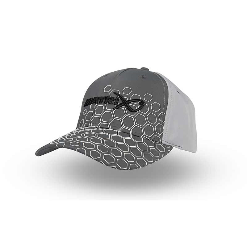 Czapka Matrix Hex Print Baseball Cap Grey