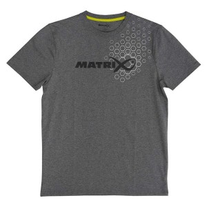 Koszulka Matrix Hex Print T-Shitr Grey Marl roz. L