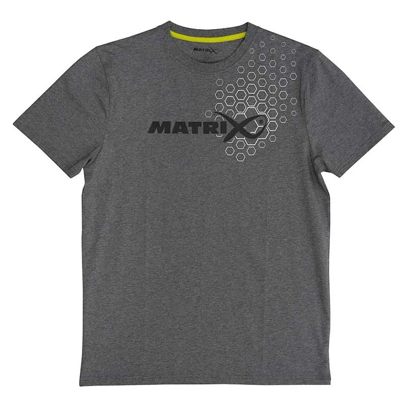 Koszulka Matrix Hex Print T-Shitr Grey Marl roz. L