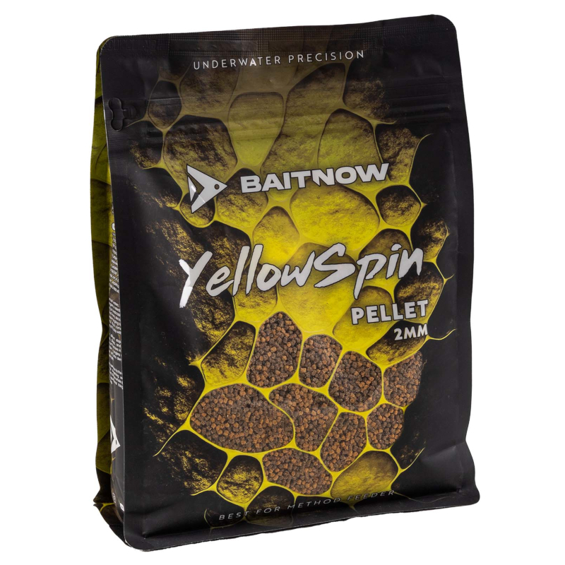 Pellet BaitNow Method Feeder 800g Yellow Spin 2mm