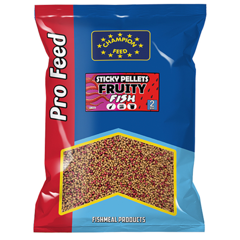 Sticky Pellet Champion Feed 2mm 650g Fruity Fish