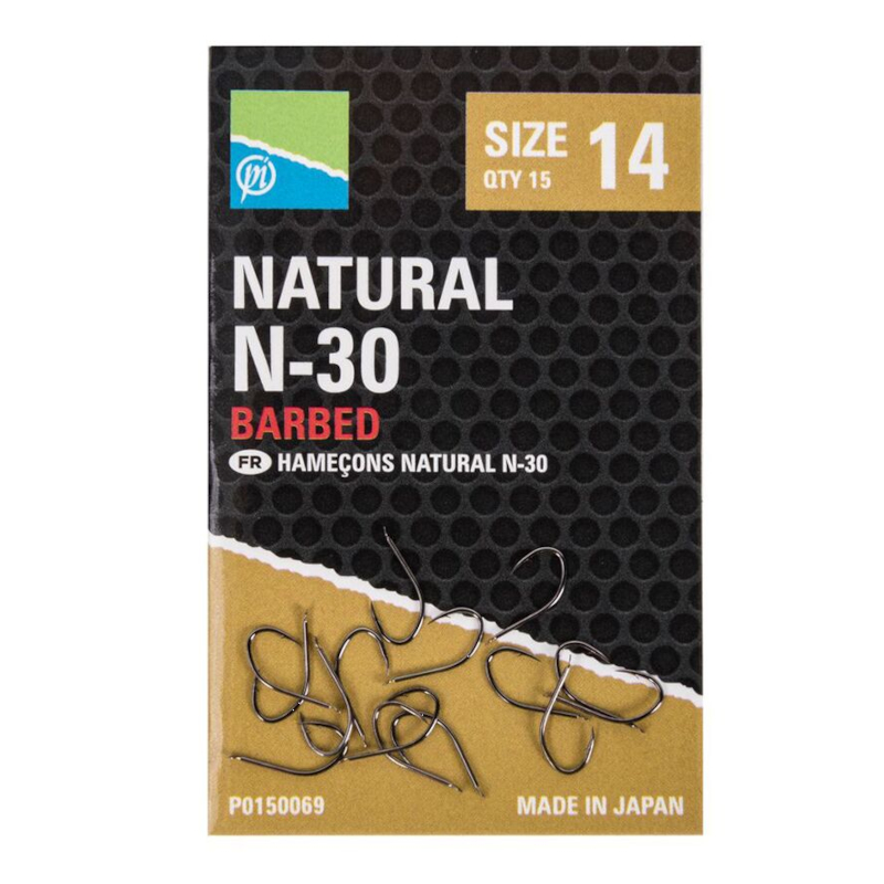 Haczyki Preston Natural N-30 roz. 16