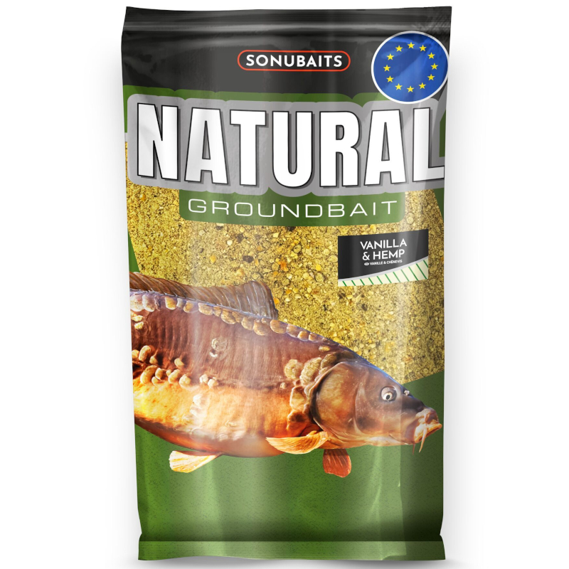 Zanęta Sonubaits Natural Groundbait 1kg Vanilla & Hemp