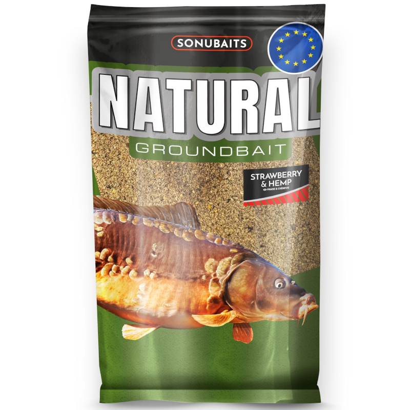 Zanęta Sonubaits Natural 1kg Strawberry & Hemp_SUM-Radzymin.jpeg