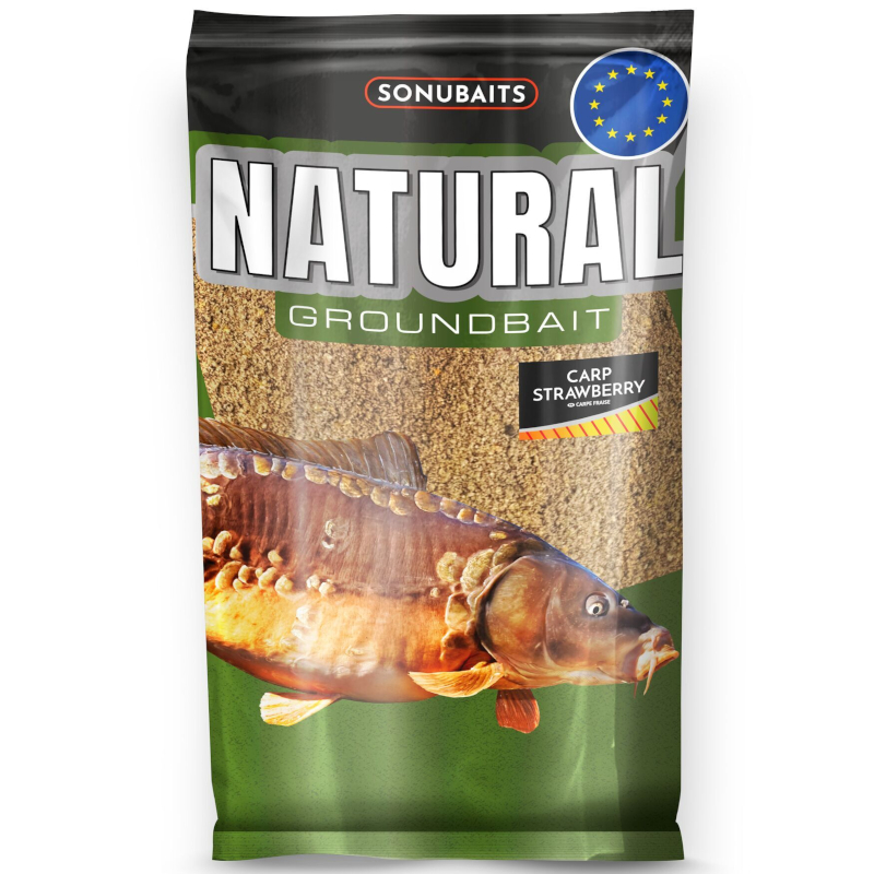 Zanęta Sonubaits Natural 1kg Carp Strawberry_SUM-Radzymin.jpeg