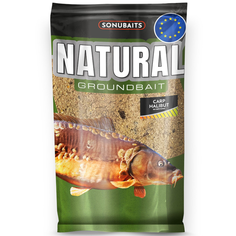 Zanęta Sonubaits Natural Groundbait 1kg Carp Halibut