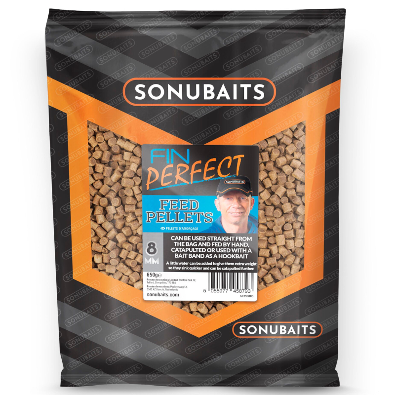 Pellet Sonubaits Fin Perfect Feed Pellets 650g 8mm