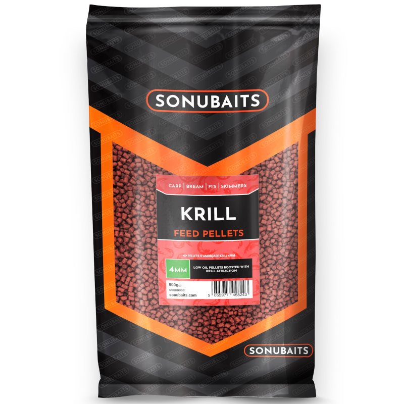 Pellet Sonubaits Feed Pellets 900g Krill 4mm