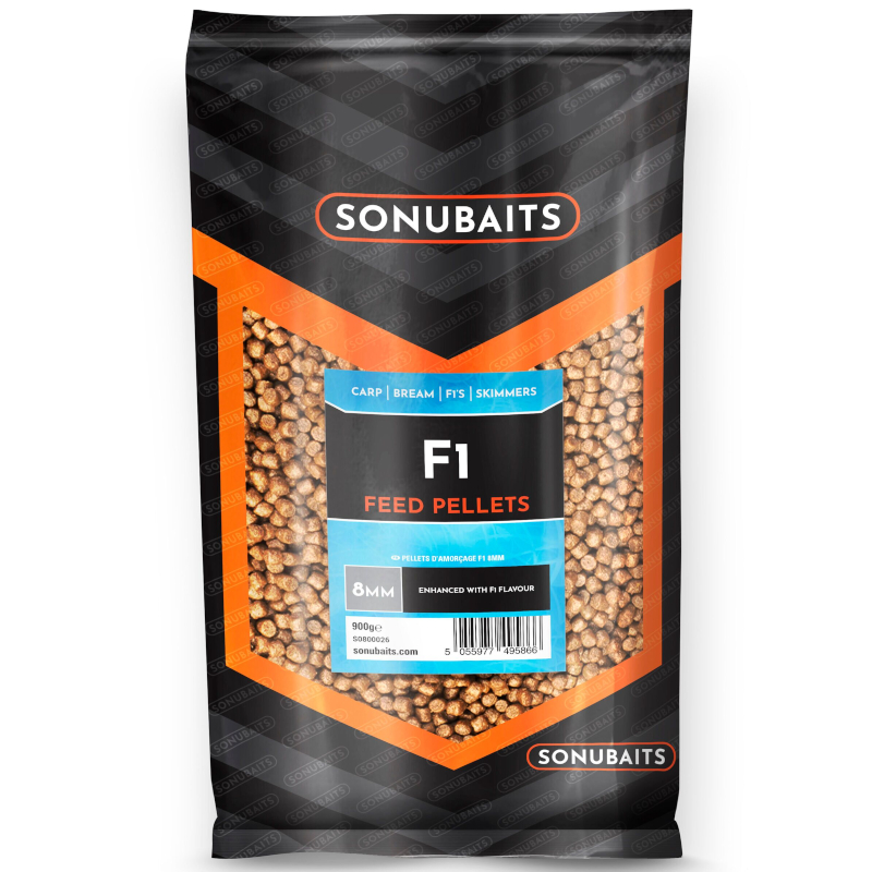 Pellet Sonubaits Feed Pellets 900g F1 8mm
