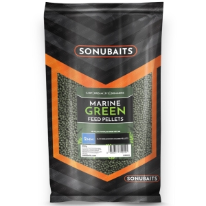 Pellet Sonubaits Feed Pellets 900g Marine Green 2mm