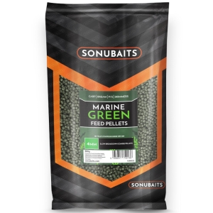 Pellet Sonubaits Feed Pellets 900g Marine Green 4mm