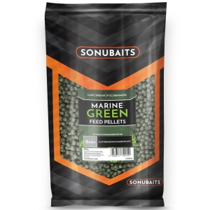 Pellet Sonubaits Feed Pellets 900g Marine Green 8mm