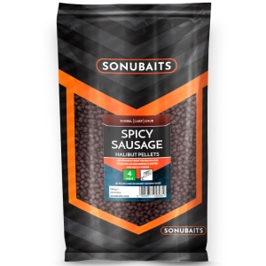 Pellet Sonubaits Halibut Pellets 900g Spicy Sausage 4mm