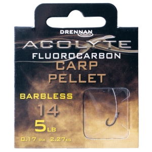 Przypony Drennan Acolyte Carp Pellet bez zadziora roz. 14