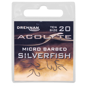 Haczyki Drennan Acolyte Silverfish Micro Barbed roz. 20